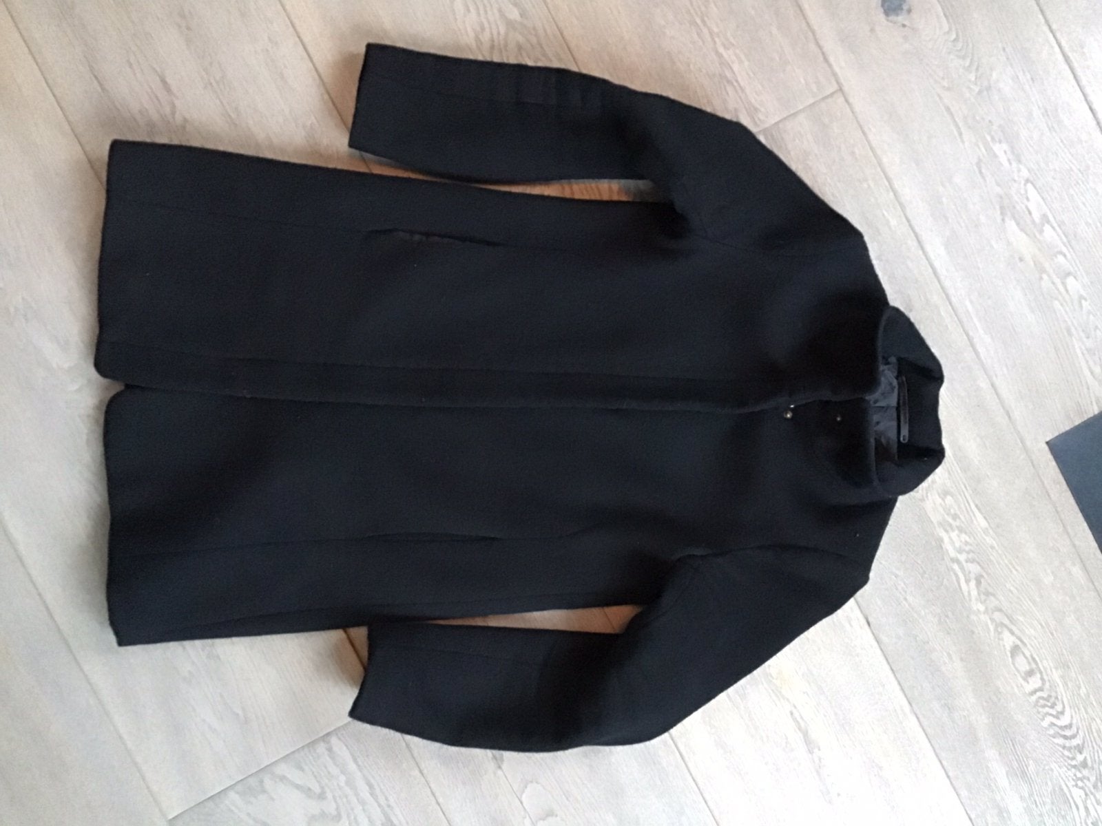 Samsoe Samsoe zwarte damesjas mt S, zgan, te klein voor mij, Kleding | Dames, Verzenden, Zwart, Zo goed als nieuw, Samsoe Samsoe