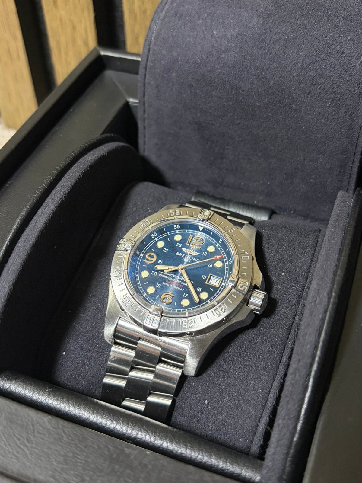 Breitling Superocean A17390 – 2006 – Full Set, Ophalen of Verzenden, Breitling
