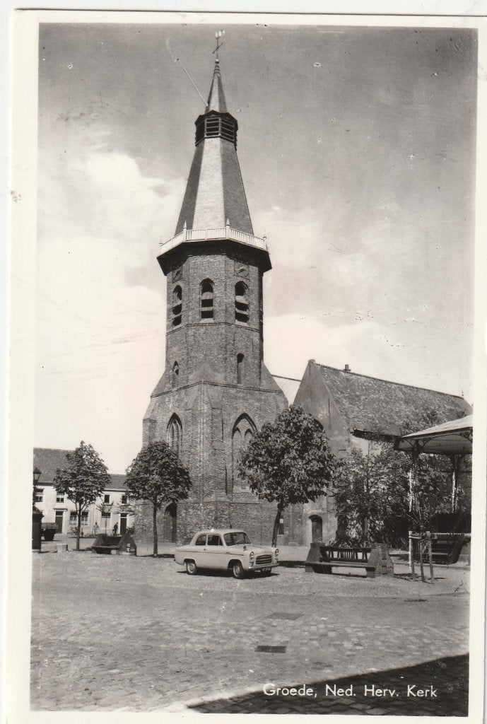 Groede (Zld) - Ned. Herv. Kerk., Ophalen of Verzenden, 1940 tot 1960, Ongelopen, Zeeland