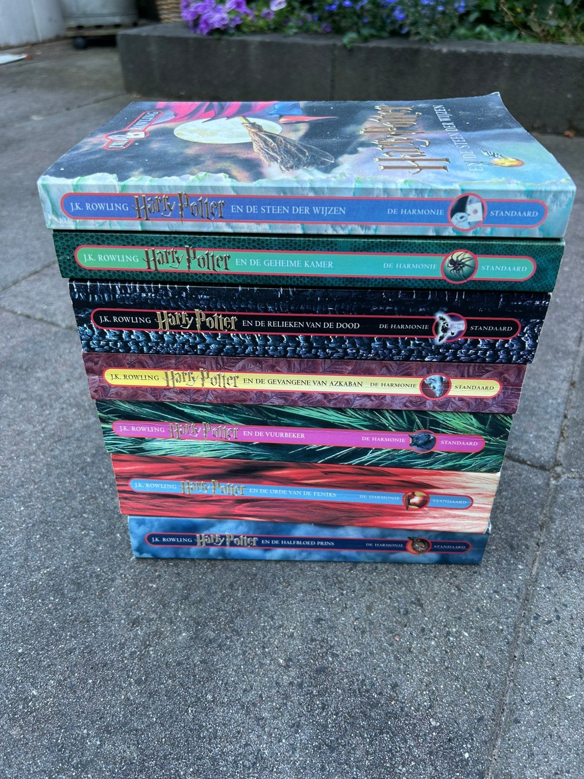 Harry Potter boeken deel 1 t/m 7 soft covers, Boeken, Ophalen, Zo goed als nieuw