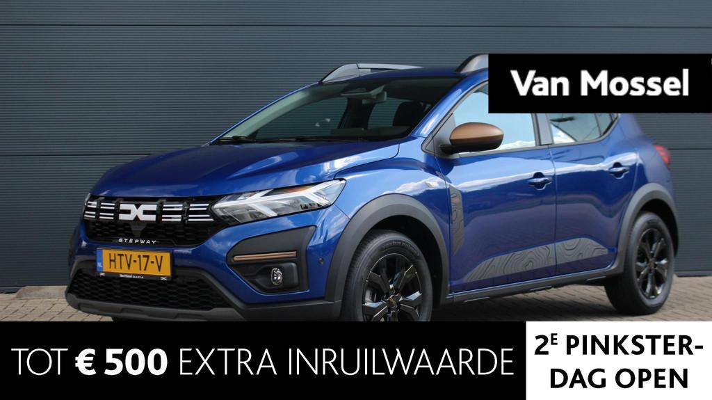 Dacia Sandero Stepway 1.1 TCe 110Pk Extreme | Navigatie | Pa, Auto's, Voorwielaandrijving, Stof, Blauw, Bedrijf