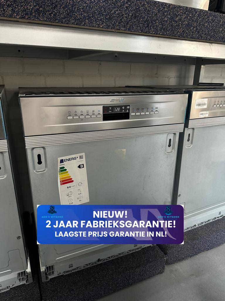 SMEG HALF GEINTEGREERDE INBOUW VAATWASSER DryAssist+, Minder dan 85 cm, Eco programma, Info@adoswitgoed.nl, Kamerlingh Onnestraat 8, Wijchen