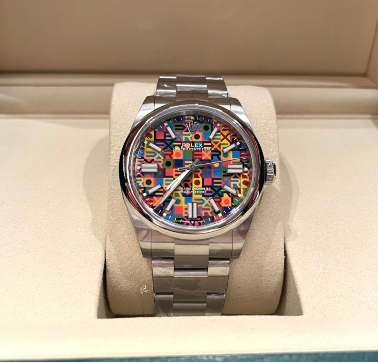 Rolex Oyster Perpetual 41mm, Staal, Polshorloge, Nieuw, Ophalen of Verzenden