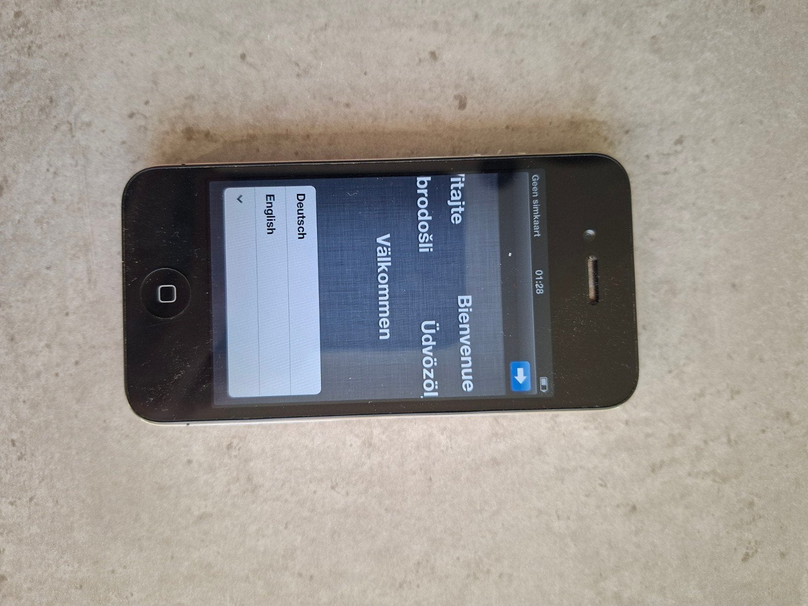 Werkende Apple iPhone 4 Zwart 16GB, Telecommunicatie, Ophalen, Gebruikt, 16 GB, Zwart