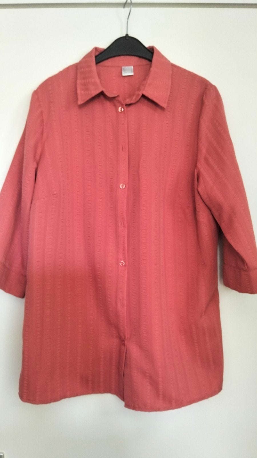 Mooie blouse met driekwart mouwen, maat 44, Ophalen of Verzenden, Gedragen, Maat 42/44 (L), Oranje