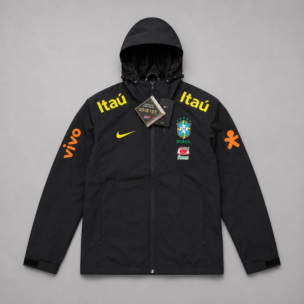 Brazilië Jas Zwart, Kleding | Heren, Jassen | Zomer, Ophalen of Verzenden, Nieuw, Overige maten, Zwart