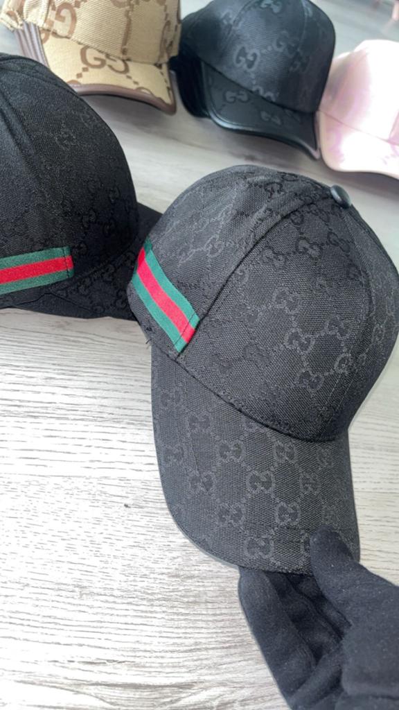 Gucci Pet Zwart met Groen/Rode Streep, Ophalen of Verzenden, Zo goed als nieuw, One size fits all, Pet