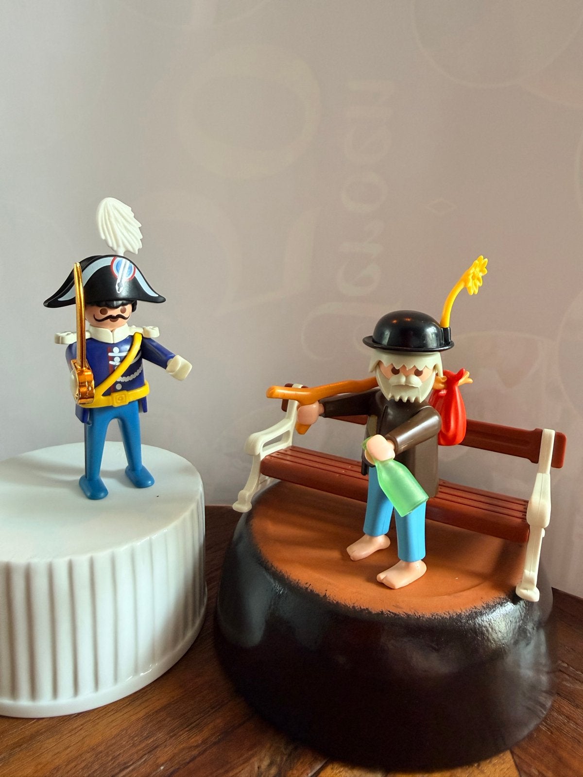 Playmobil 5508 Zwerver en Soldaat met bankje, Verzenden, Gebruikt, Jongen of Meisje