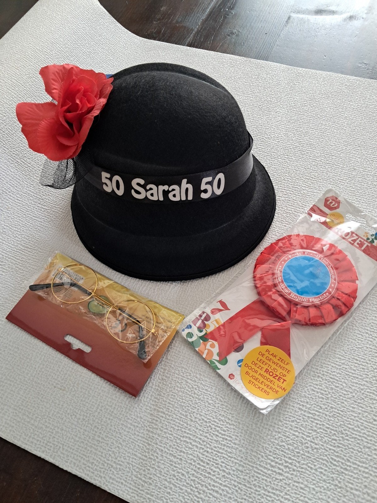 Sarah 50, Hobby en Vrije tijd, Feestartikelen, Ophalen of Verzenden, Abraham of Sarah