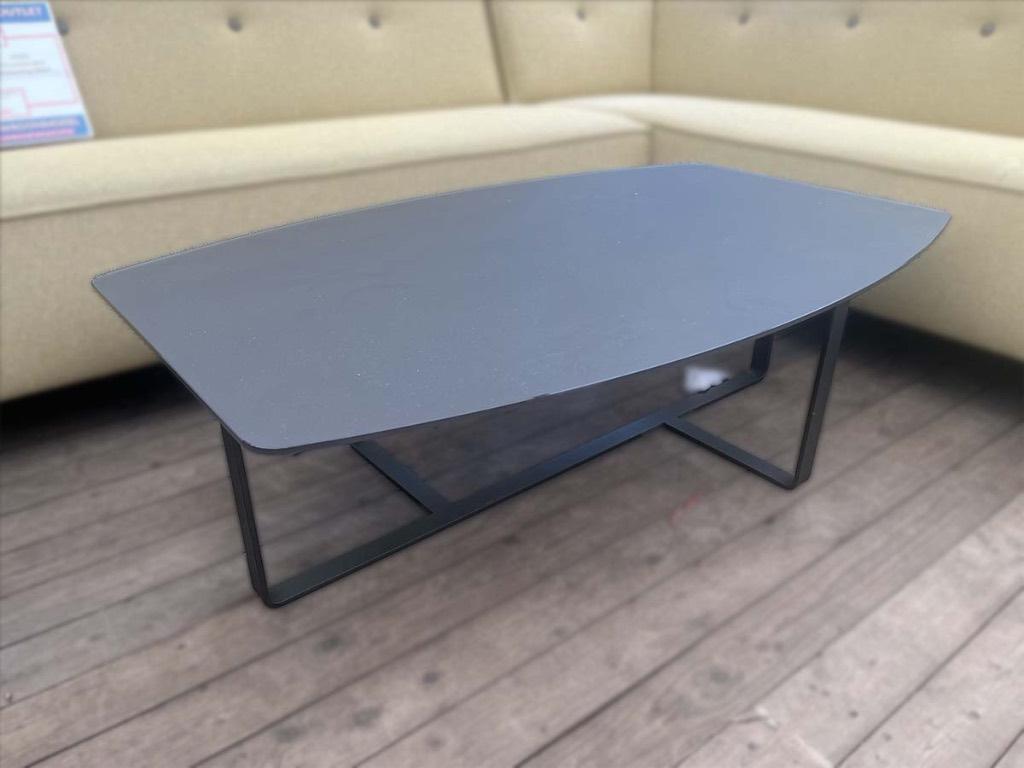 Natuzzi Italia Tempo salontafel – showroommodel, Huis en Inrichting, 100 tot 150 cm, Zo goed als nieuw, Glas, Minder dan 50 cm