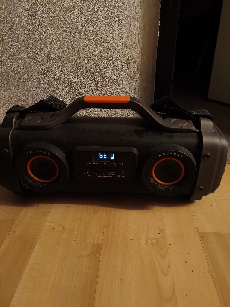 Caliber boombox met oplaadkabel /Bluetooth/USB, Overige merken, Ophalen of Verzenden, Zo goed als nieuw, 120 watt of meer