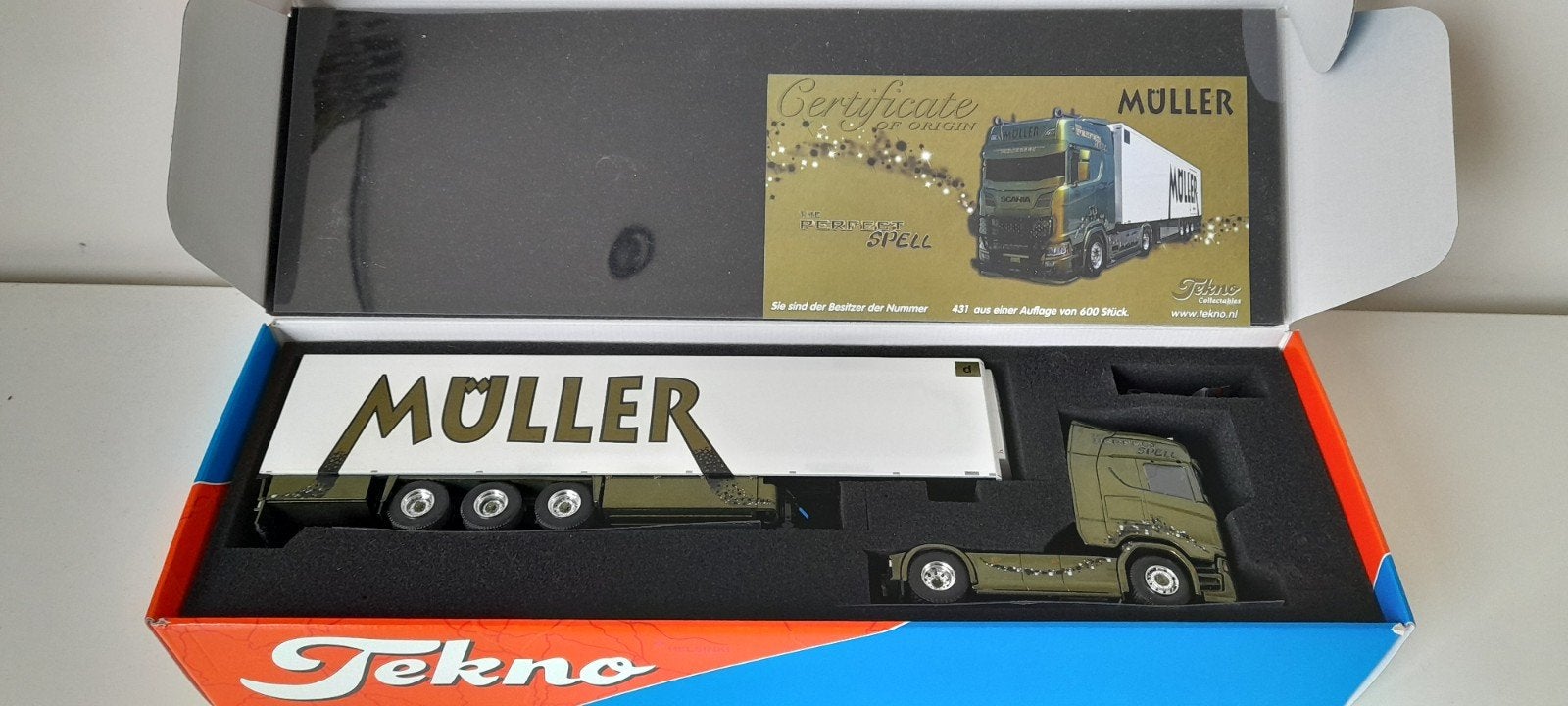 Tekno model Muller, Ophalen of Verzenden, Nieuw, Bus of Vrachtwagen, Tekno