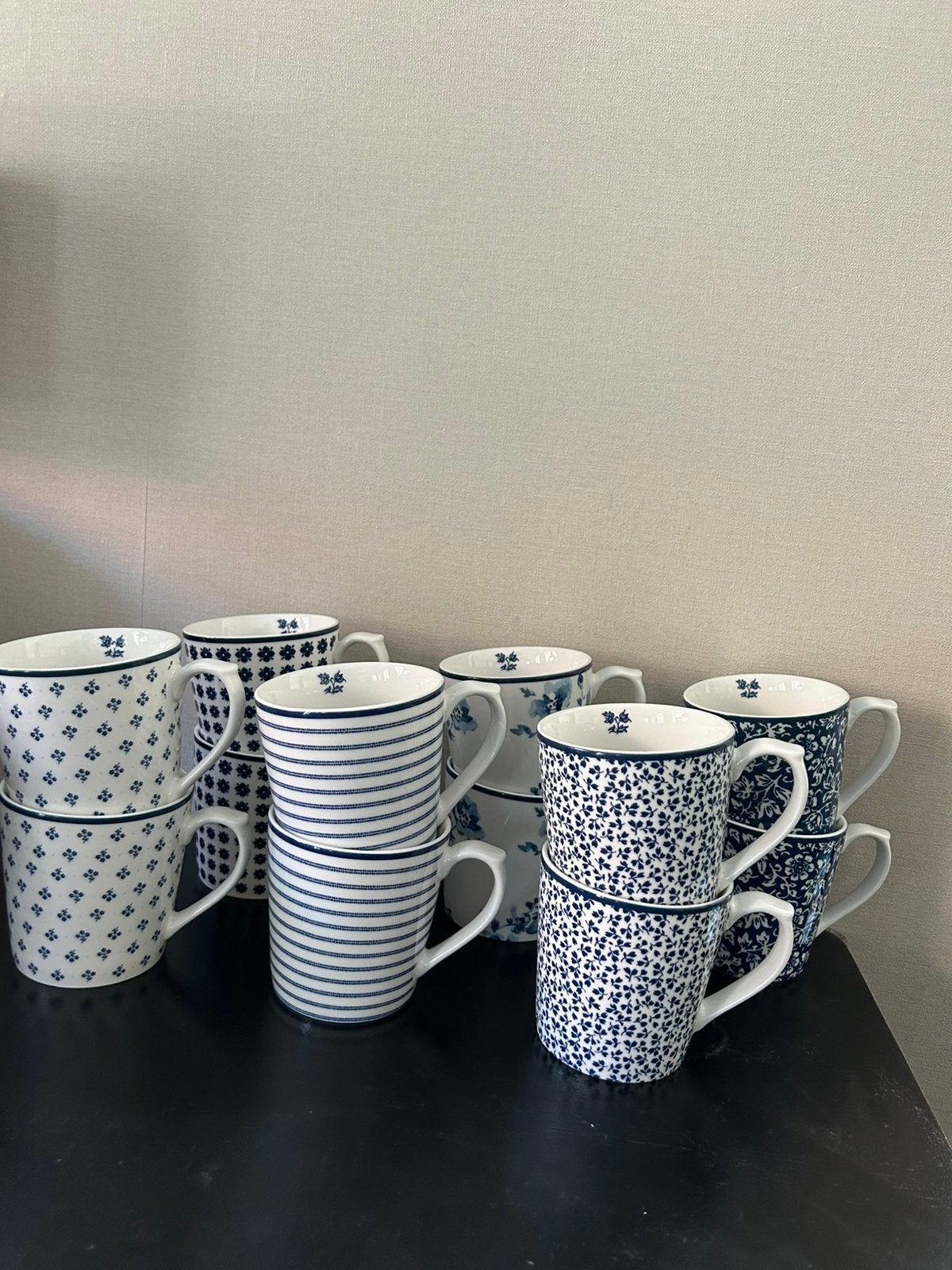 Mokken Laura Ashley, Huis en Inrichting, Keuken | Servies, Ophalen, Overige merken, Zo goed als nieuw, Overige stijlen