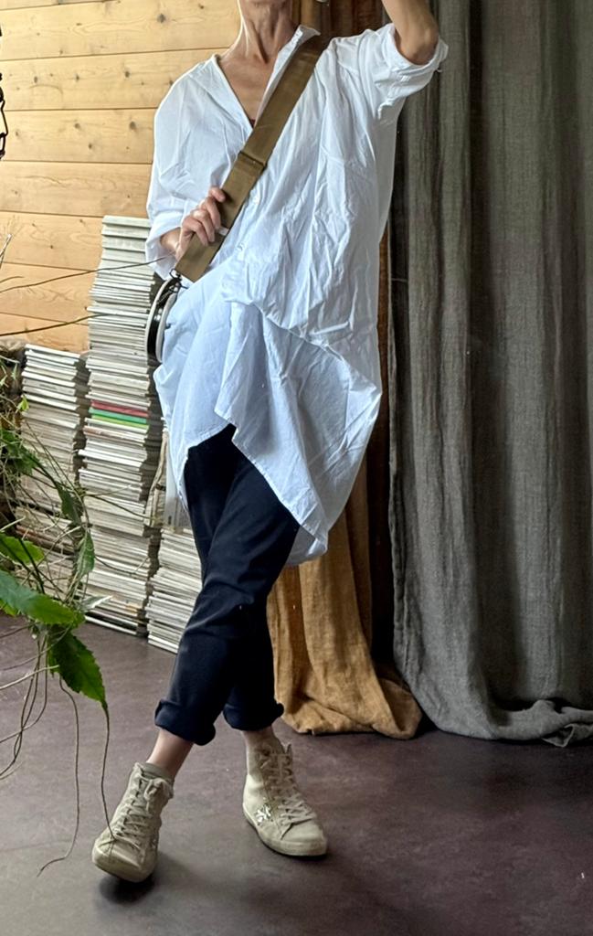 Lang overhemd shirt jurk crossley vib s 36/38 wit SALE, Kleding | Dames, Wit, Nieuw, Ophalen of Verzenden, Maat 36 (S)