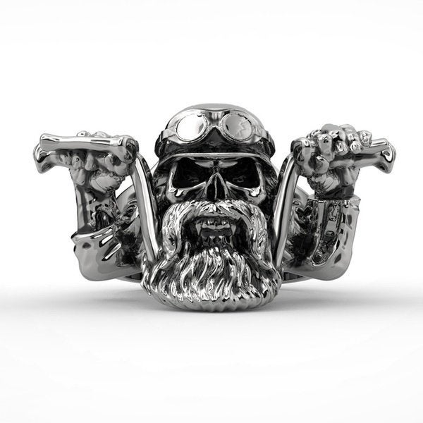 Hele stoere Born to Ride ring maat 21mm, Ut, Nieuw, Ophalen of Verzenden, Dame
