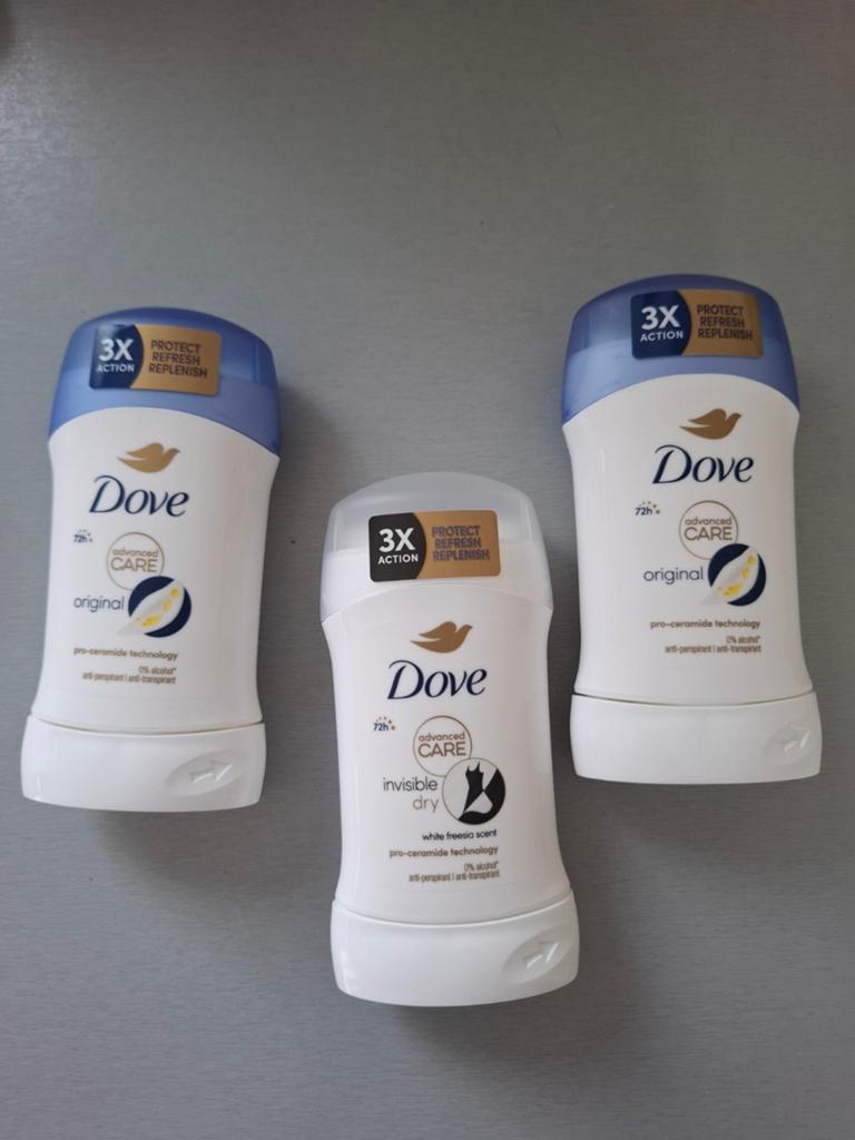 Nieuw 3x DOVE deodorant stick, Ophalen of Verzenden, Nieuw, Deodorant of Bodyspray