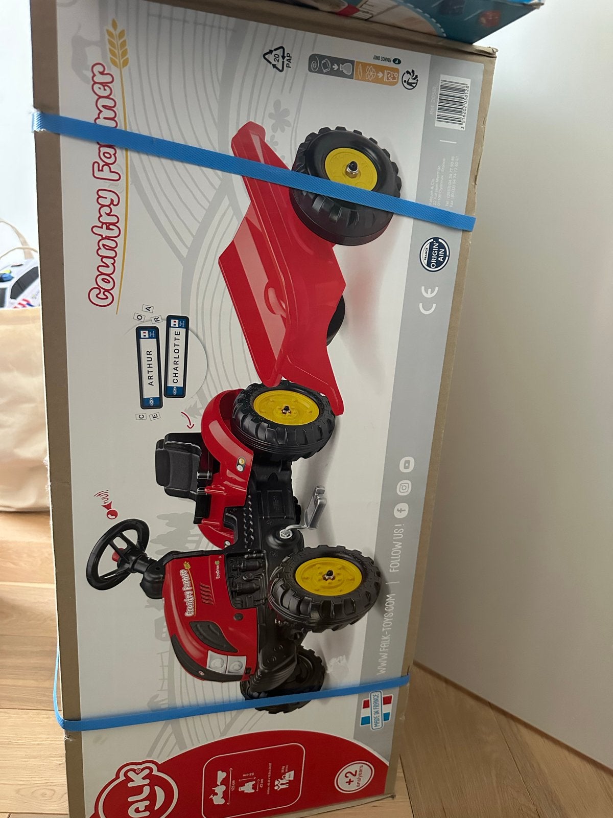 Falk Country Farmer Tractor Trapauto - Nieuw in doos, Ophalen, Nieuw