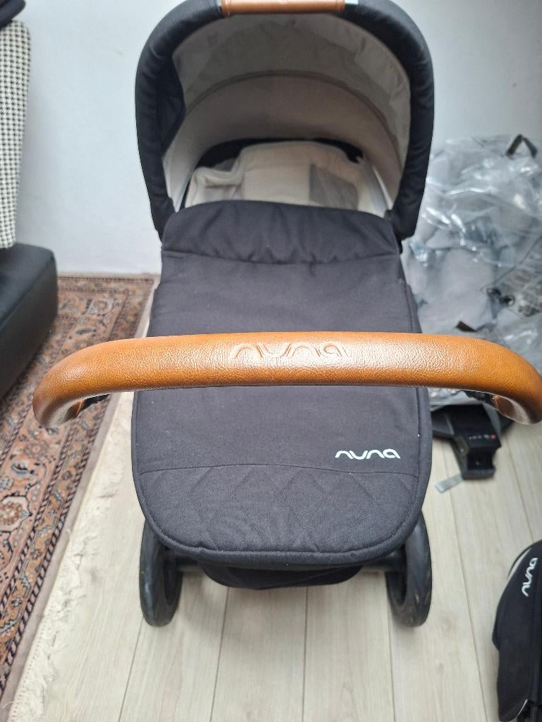 nuna mixx next 2 in 1 Caviar kinderwagen+reiswieg+maxi cosi, Zo goed als nieuw, Combiwagen, Verstelbare duwstang, Ophalen