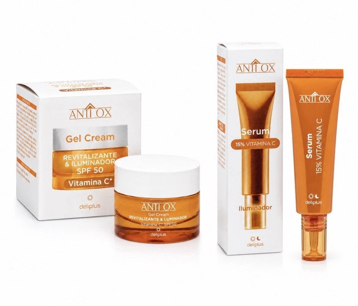 Anti Ox. Gel cream SPF 50. 50 ml & Anti Ox Serum 30 ml., Verzenden, Nieuw