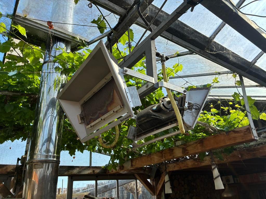 Terrasverwarmer Schwank 7 - Gasgestookt, Ophalen, Gebruikt, Gas, Plafond
