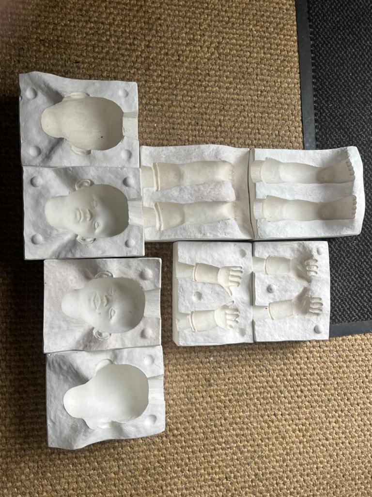 Mal voor het creeeren van een pop, Hobby en Vrije tijd, Ophalen of Verzenden, Steen of Keramiek