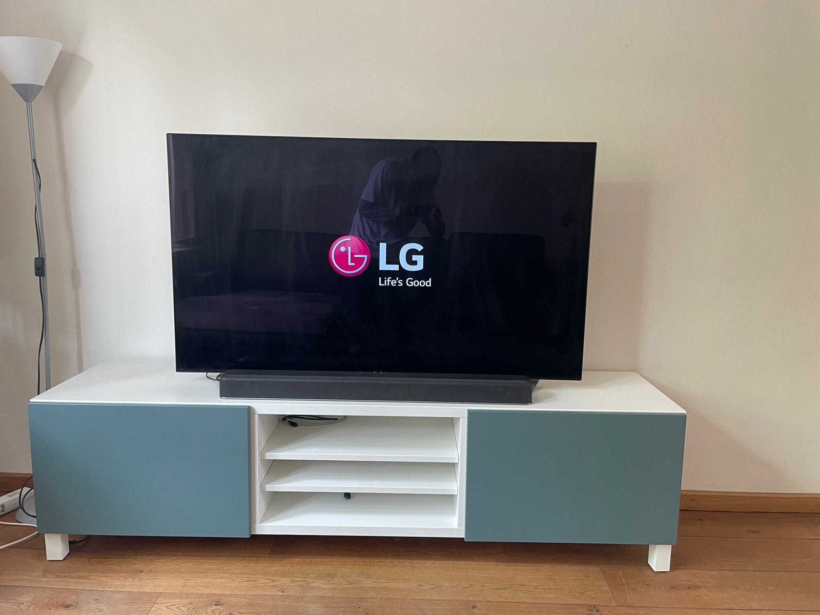 Tv LG 55 inch 4K OLED et Sony sound bar, Ophalen, Zo goed als nieuw, 100 cm of meer, 4k (UHD)