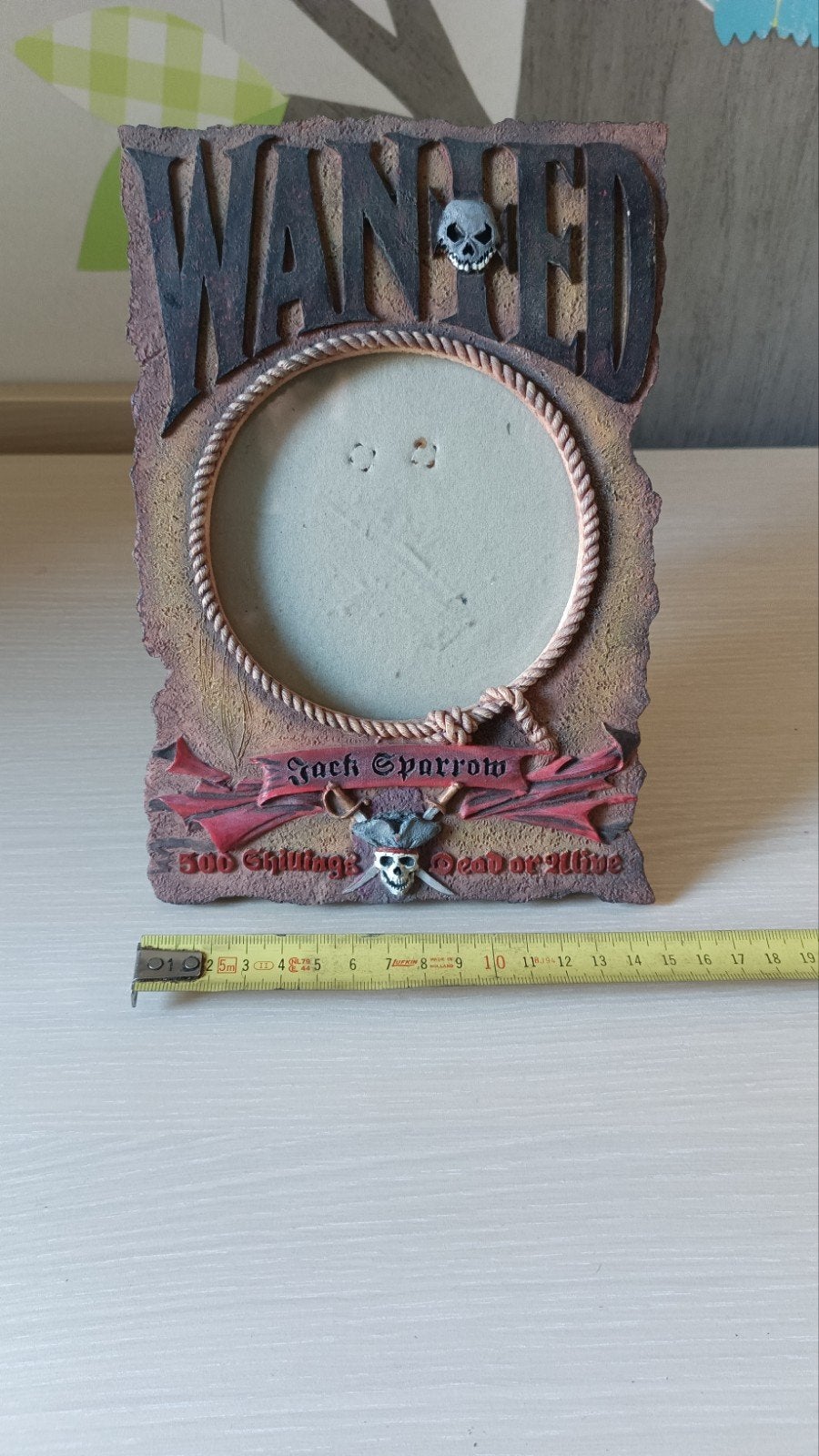 Piraten fotolijst Wanted Jack Sparrow Disney, Ophalen, Gebruikt, Overige materialen