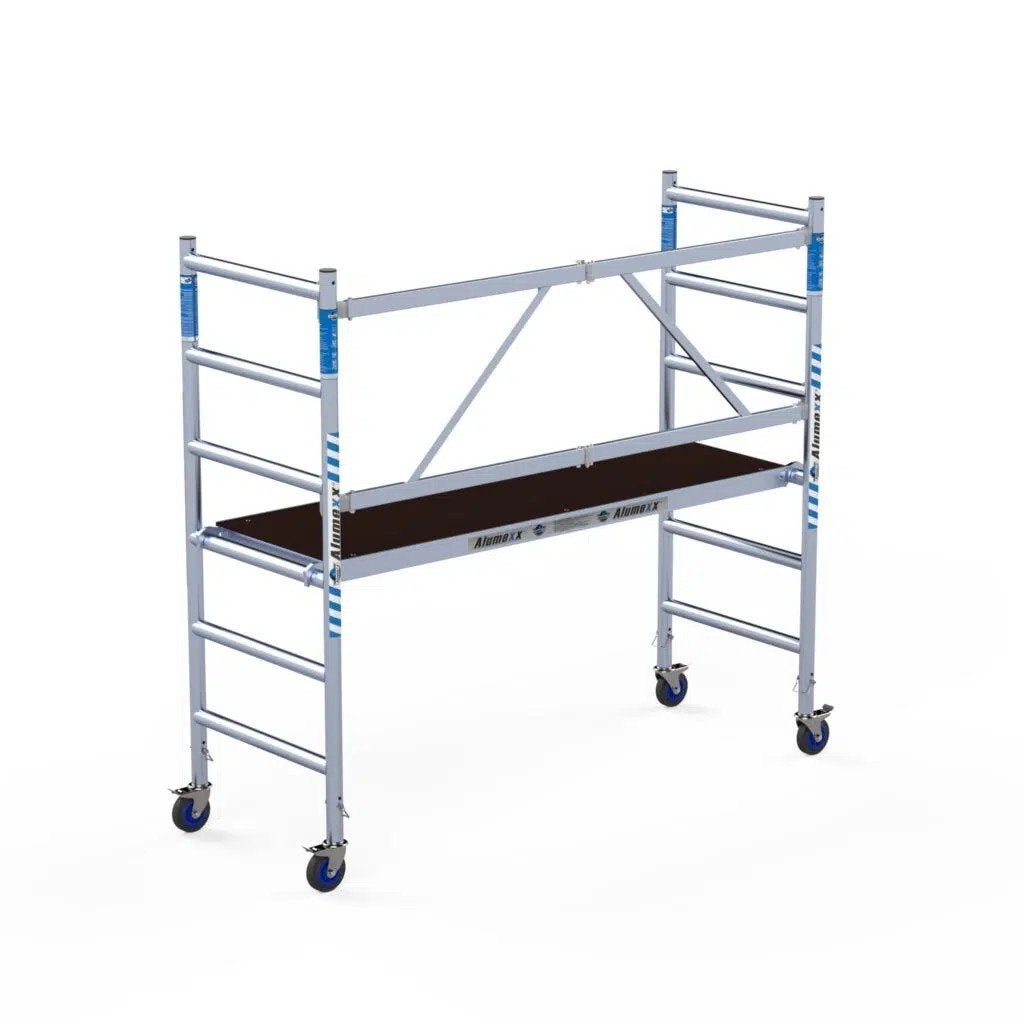 kamersteiger, alumexx  te huur, Doe-het-zelf en Verbouw, Ophalen of Verzenden, Zo goed als nieuw, Rolsteiger of Kamersteiger, 2 tot 5 meter