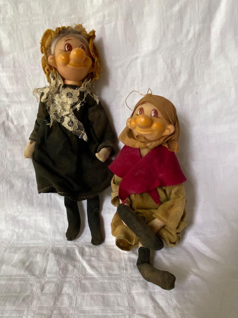 Vintage kabouter popjes T.K.R. Toys Japan, Ophalen of Verzenden