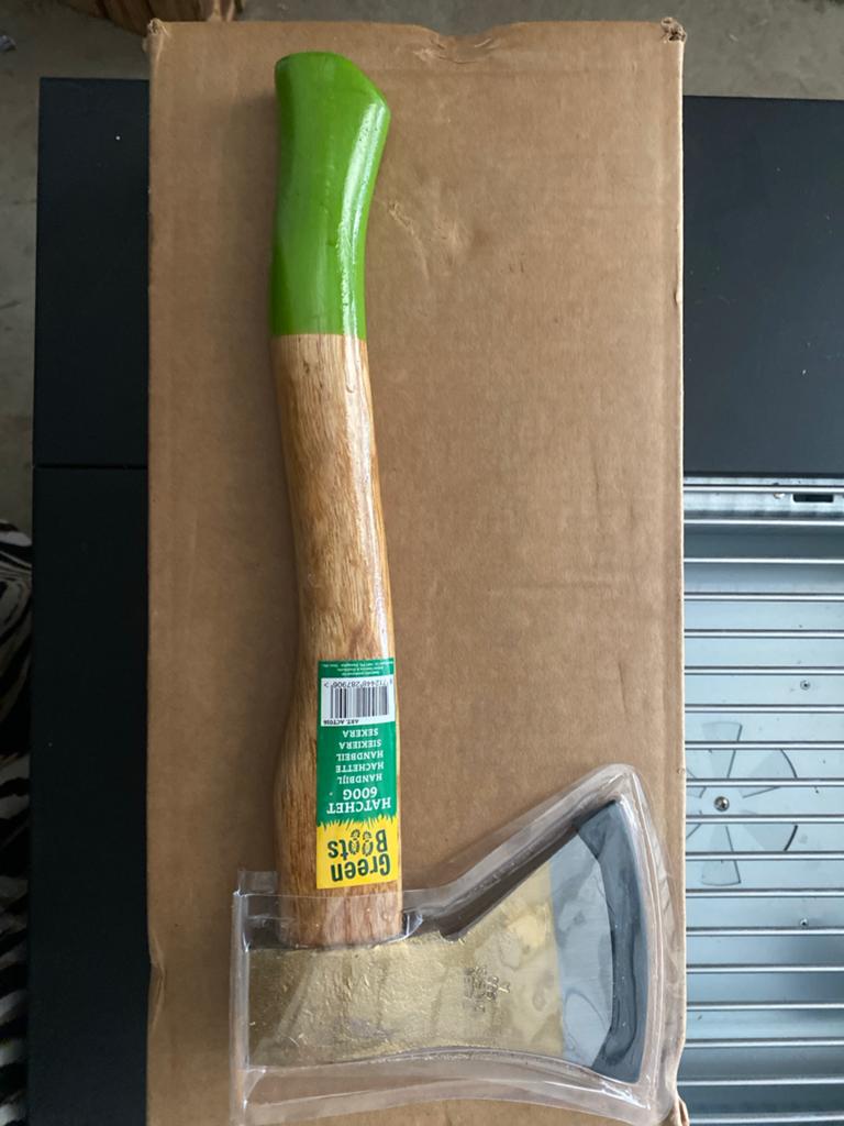 Nieuwe Green Boots Handbijl 600g - Ideaal voor Tuin en Hout, Tuin en Terras, Hand-tuingereedschap, Onbekend, Nieuw, Ophalen of Verzenden