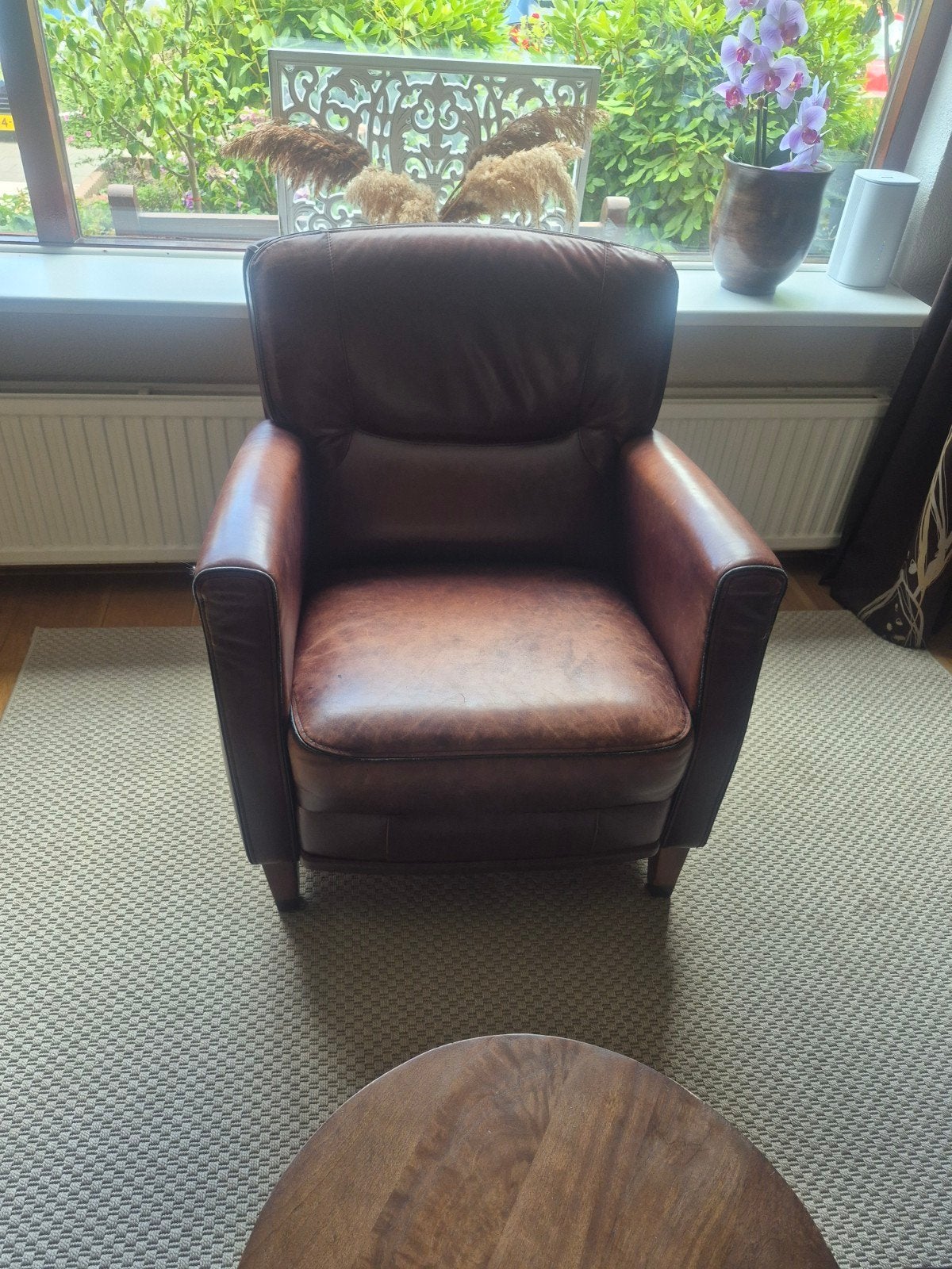 2 mooie leren fauteuils, Ophalen, Twee