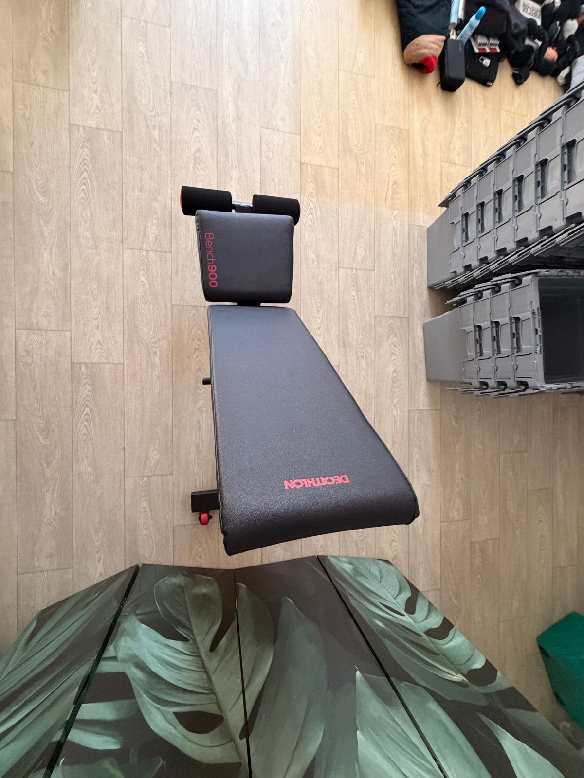 Decathlon Bench 900 - Verstelbare fitnessbank, Krachtstation, Armen, Ophalen of Verzenden, Zo goed als nieuw