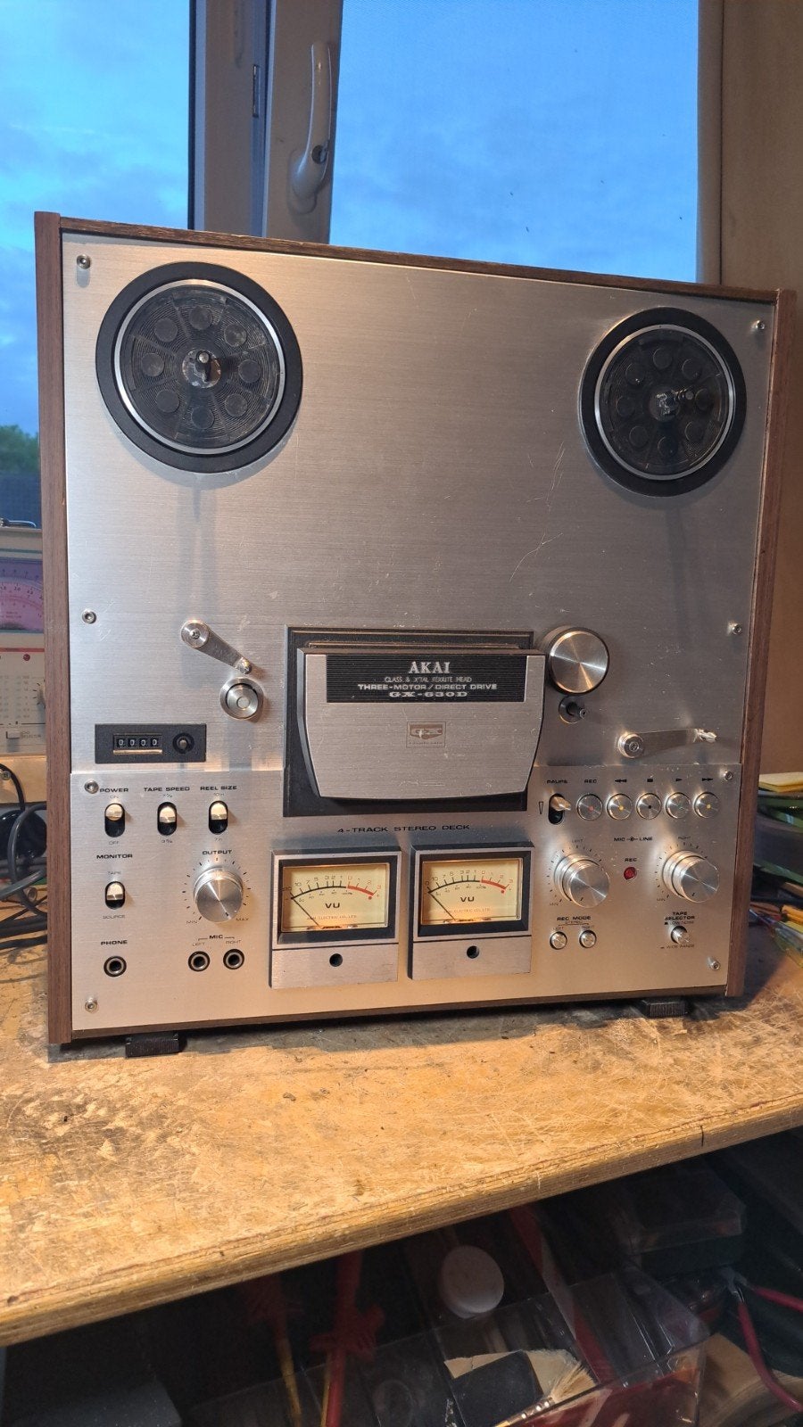 Akai GX630d volledig gereviseerd, Ophalen, Bandrecorder