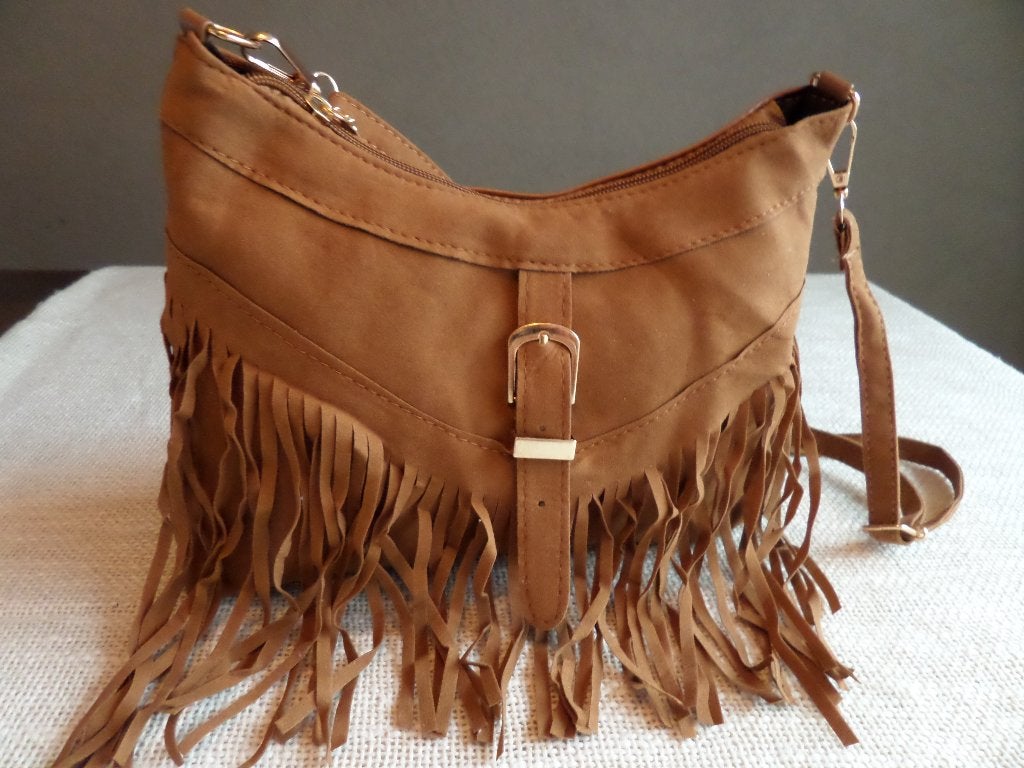 Western stijl schoudertasje, Sieraden, Tassen en Uiterlijk, Ophalen of Verzenden, Nieuw, Bruin, Schoudertasje