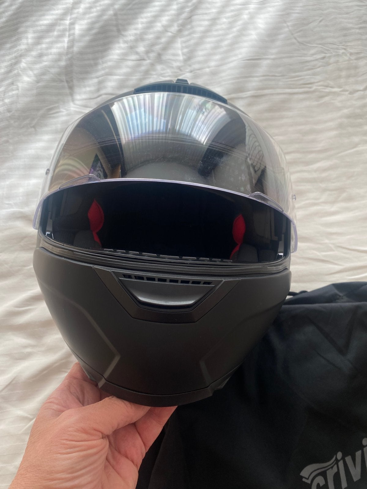 Nieuwe Scooter helm  zwart Crivit, Ophalen, Zo goed als nieuw, Extra large of groter