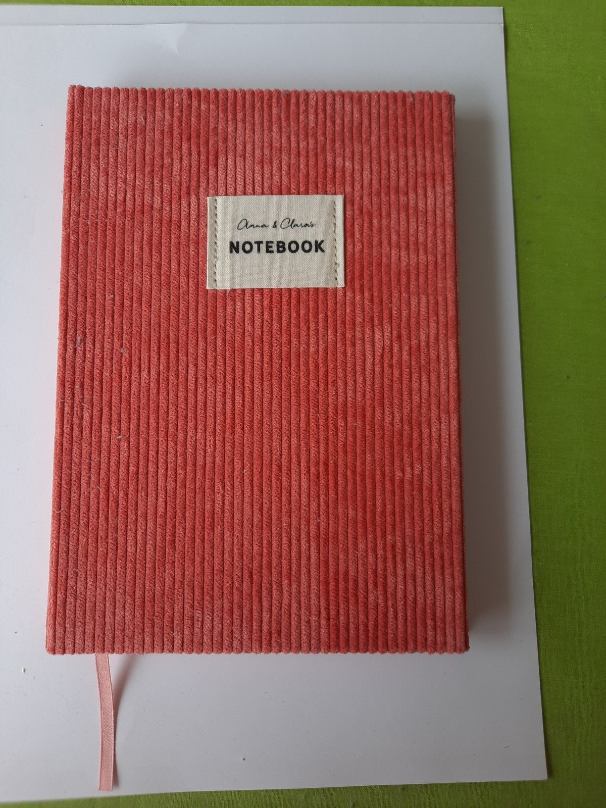 Notitieboek notitie boek schrift A5 corduroy kaft NIEUW, Ophalen of Verzenden, Nieuw