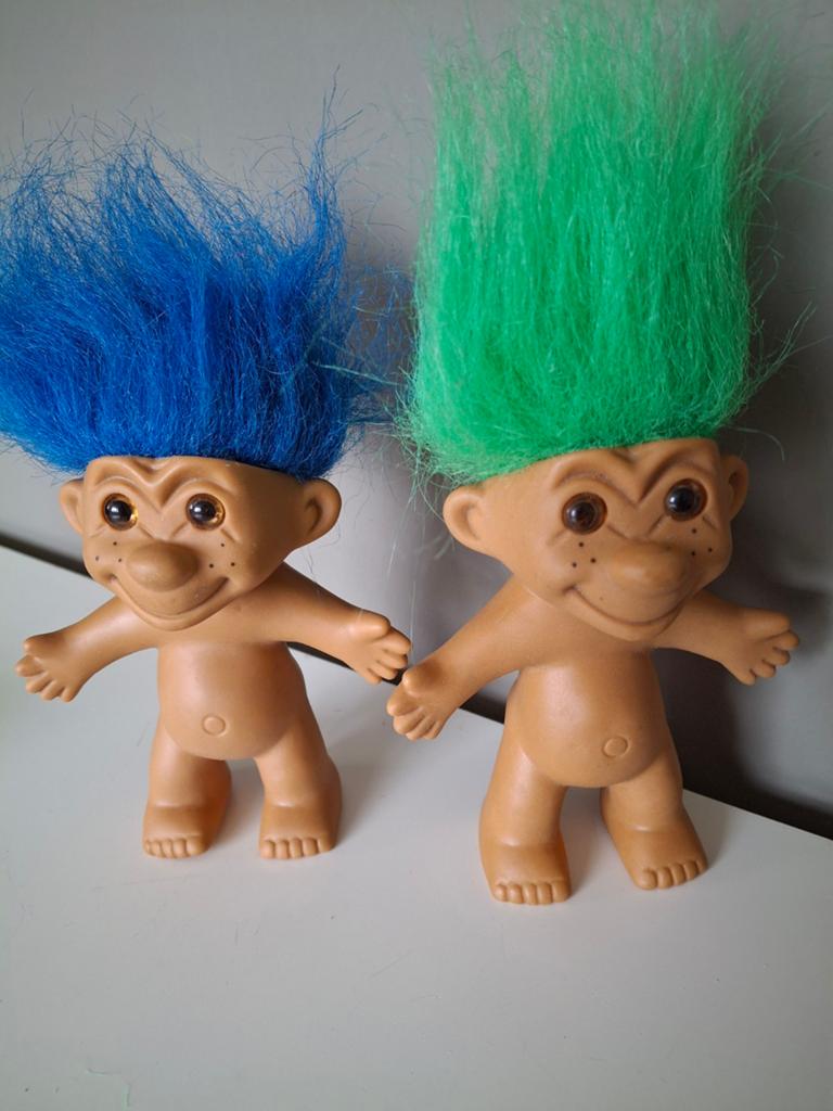 Vintage Troll Jaren '90 - Uit Zuinig Bewaarde Verzameling, Ophalen of Verzenden, Zo goed als nieuw