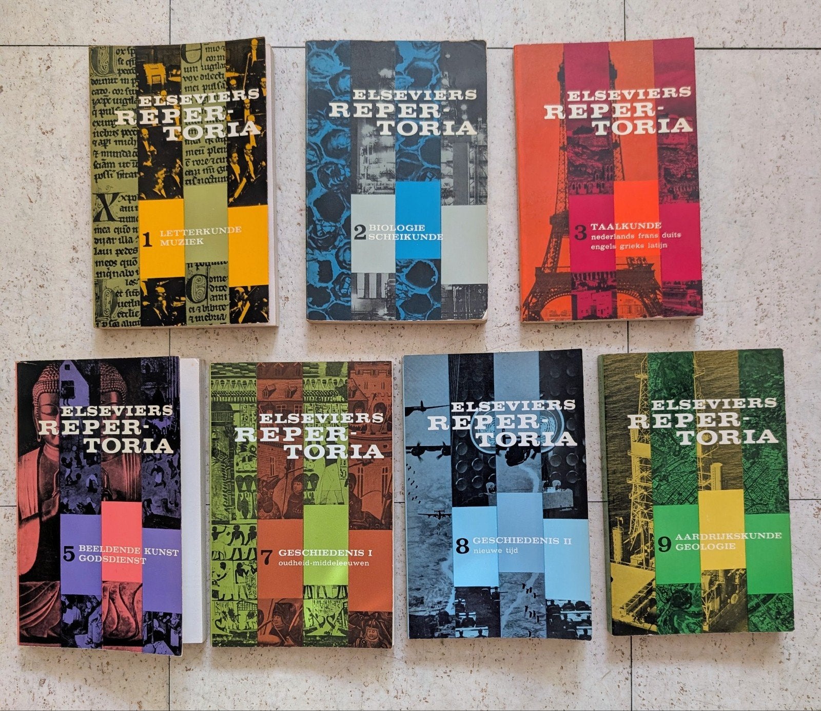 Elseviers REPERTORIA - Complete set van 7 delen, Ophalen of Verzenden, Alpha, Gelezen, WO