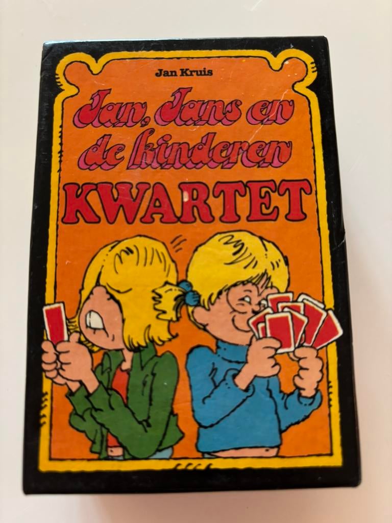 Jan, Jans en de kinderen kwartet compleet, Verzamelen, Speelkaarten, Jokers en Kwartetten, Ophalen of Verzenden, Gebruikt, Kwartet(ten)