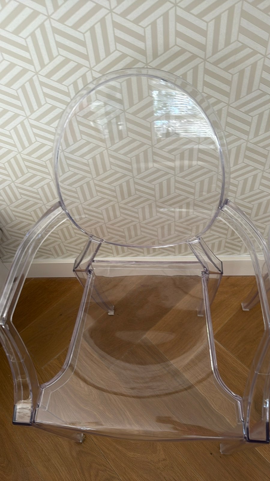 4x Transparante Stoelen - Goede Kwaliteit Dupe, Ophalen, Kunststof, Gebruikt, Overige kleuren