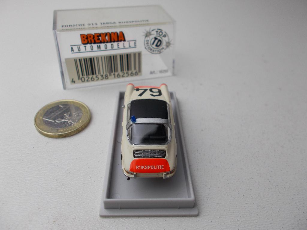 Vintage Brekina PORSCHE (DUTCH EXPORT) "Rijkspolitie" Izgst., Ophalen of Verzenden, Nieuw, Auto, Brekina