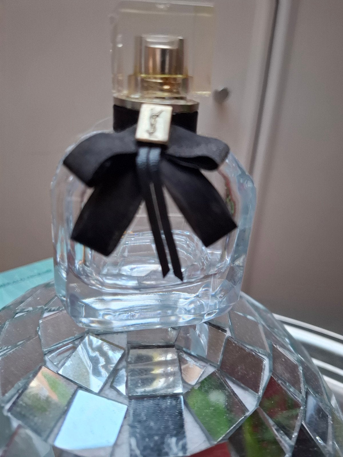 Leeg YSL Mon Paris parfumflesje - Decoratie, Ophalen of Verzenden, Gebruikt
