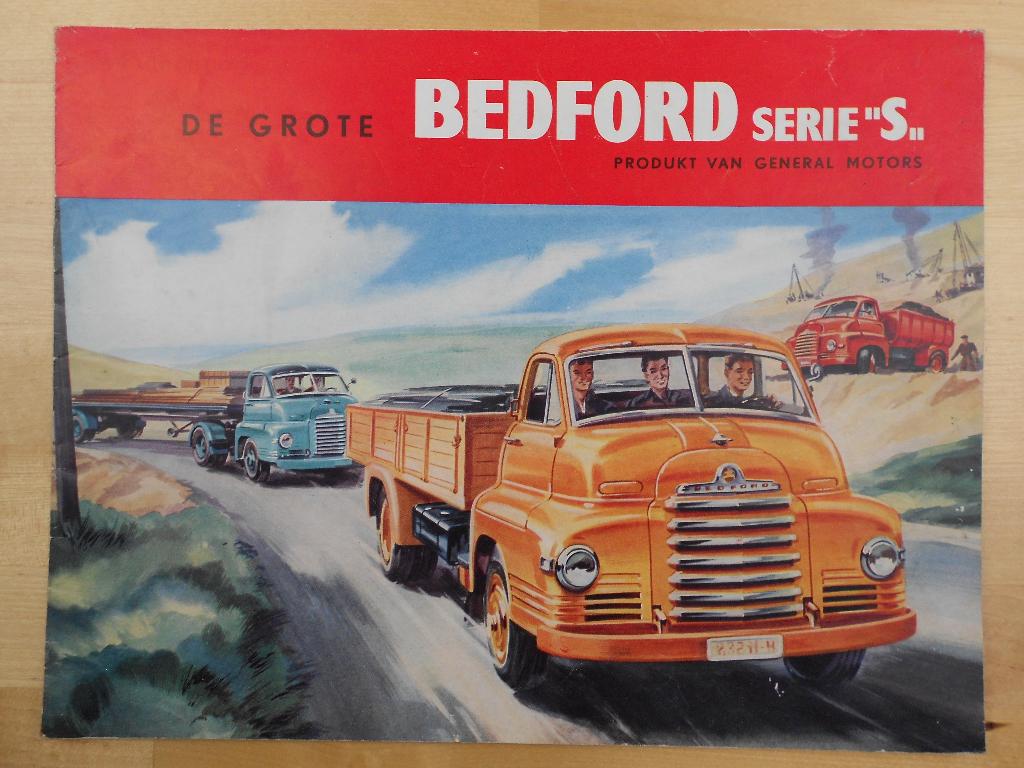 Bedford Serie-S Brochure ca 1955 SL SS SA SB, Bedford, Ophalen of Verzenden, Zo goed als nieuw, Overige merken