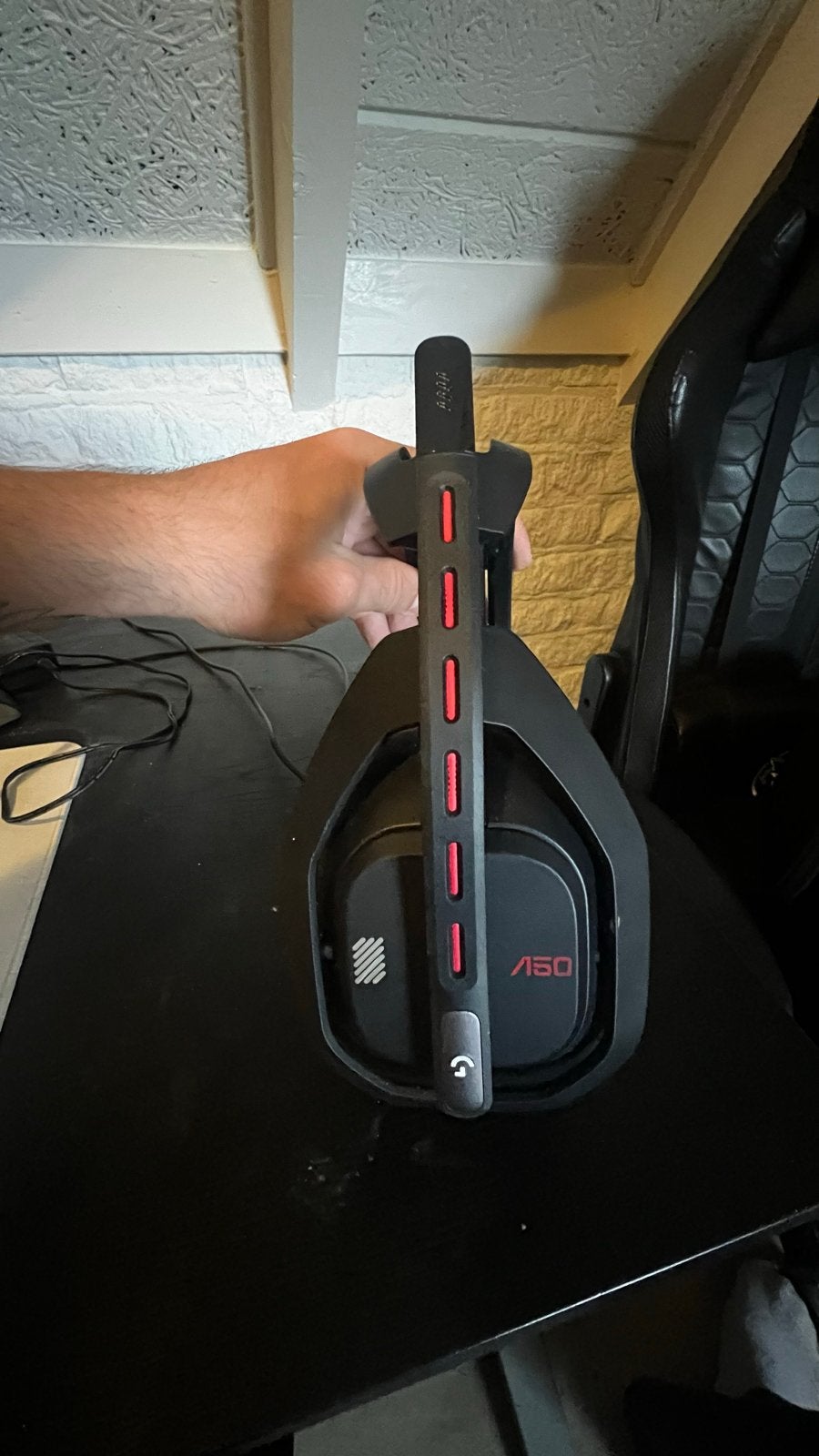ASTRO A50 Draadloze Gaming Headset – PC/PlayStation – Zwart, Overige merken, Ophalen of Verzenden, Zwart, Draadloos