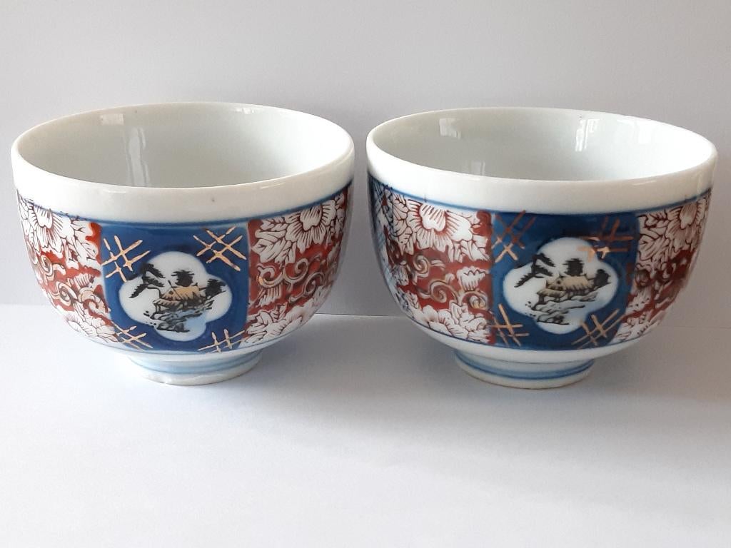 2 Japans porseleinen Imari kommen, Antiek en Kunst, Antiek | Porselein, Verzenden