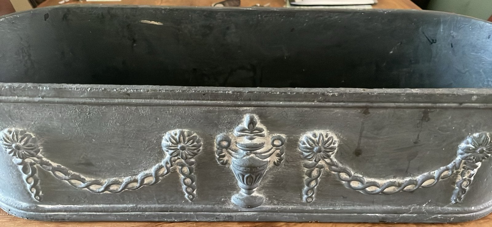 Mooie gietijzeren jardinière, 60 cm breed, Ophalen
