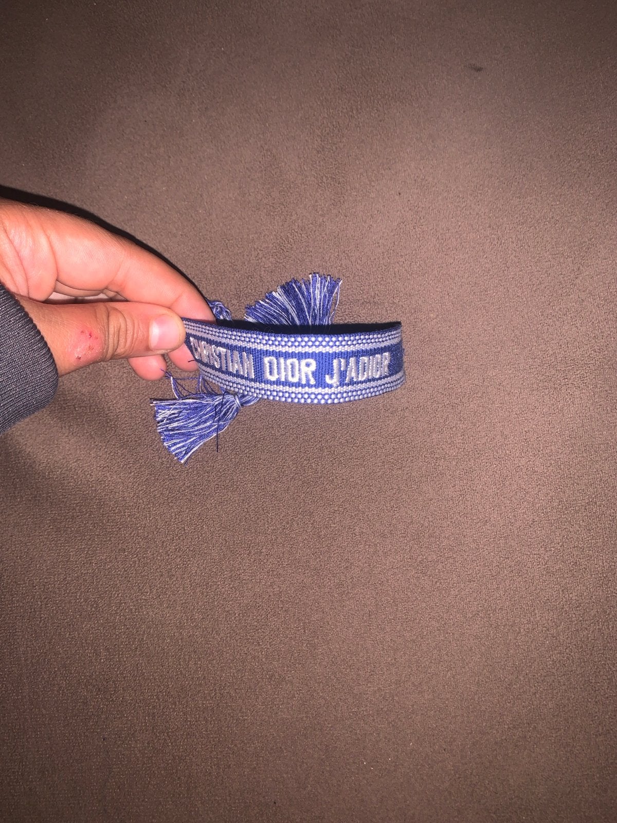 Christian Dior J'Adior Armband Blauw, Ophalen of Verzenden, Gebruikt, Blauw, Overige materialen