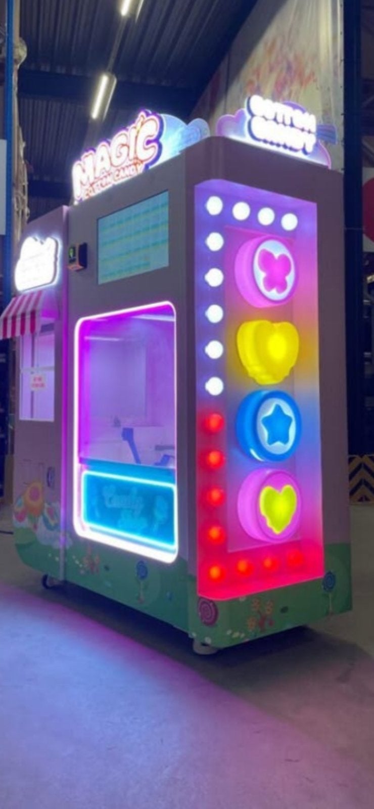 Volautomatische suikerspinmachine automaat kiddyride, Ophalen, Nieuw, Overige
