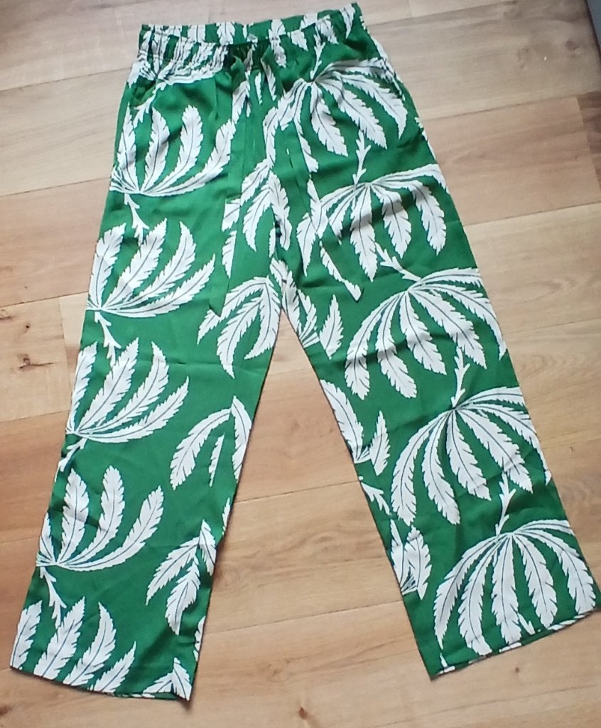 dunne broek, Kleding | Dames, Maat 38/40 (M), H&M, Meerkleurig, Ophalen of Verzenden