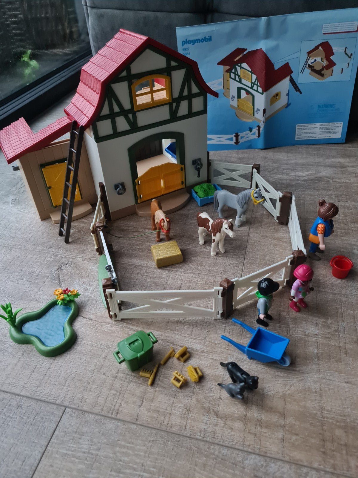 playmobil ponypark 6927, Ophalen, Gebouw, Zo goed als nieuw, Country
